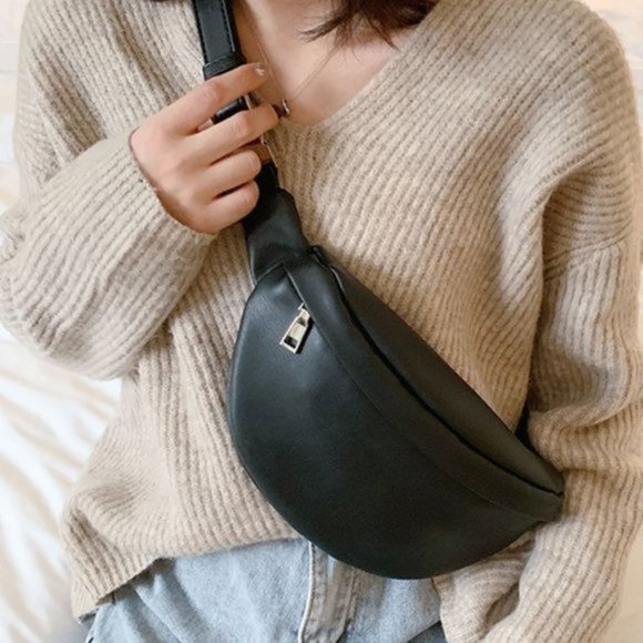 Handbags - Minimalist Fanny Pack Black